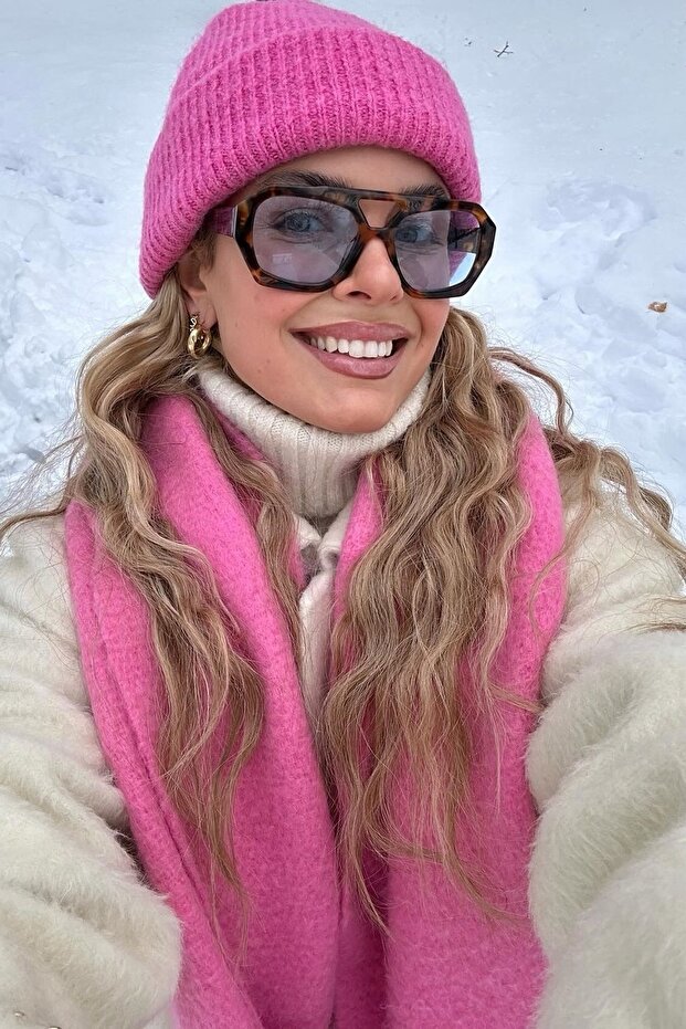 Unisex Fitilli Yumuşak Basic Bere - 1