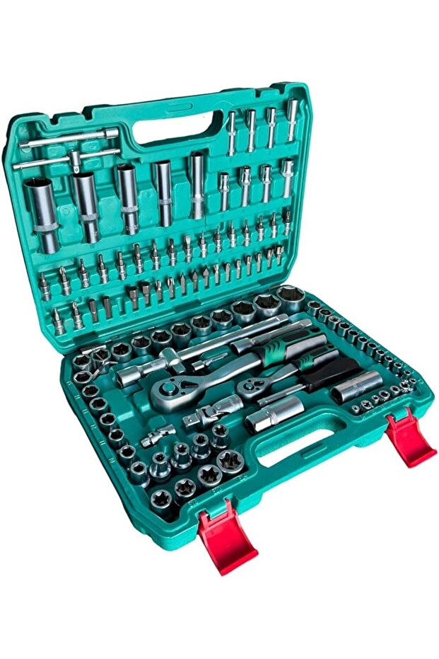 Tools 108 Parça ¼ Ve ½ Altı Köşe Crv Bits & Lokma Seti - 3