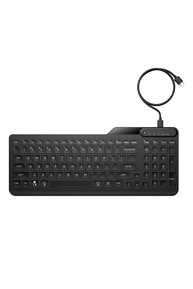 405 Çoklu Cihaz Arka Aydınlatmalı Kablolu Klavye (7N7C1AA) - 2
