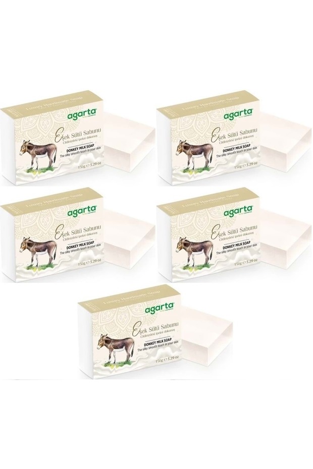 Handmade Natural Soap 150Gr Donkey Milk (Set of 5)