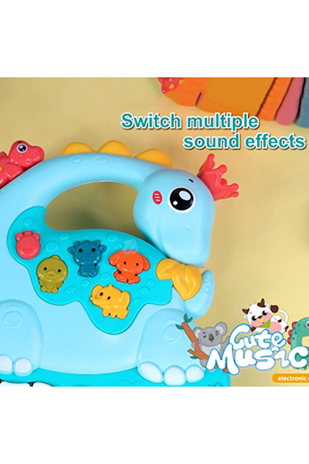 Küçük Dinozor Elektronik Piyano - 5