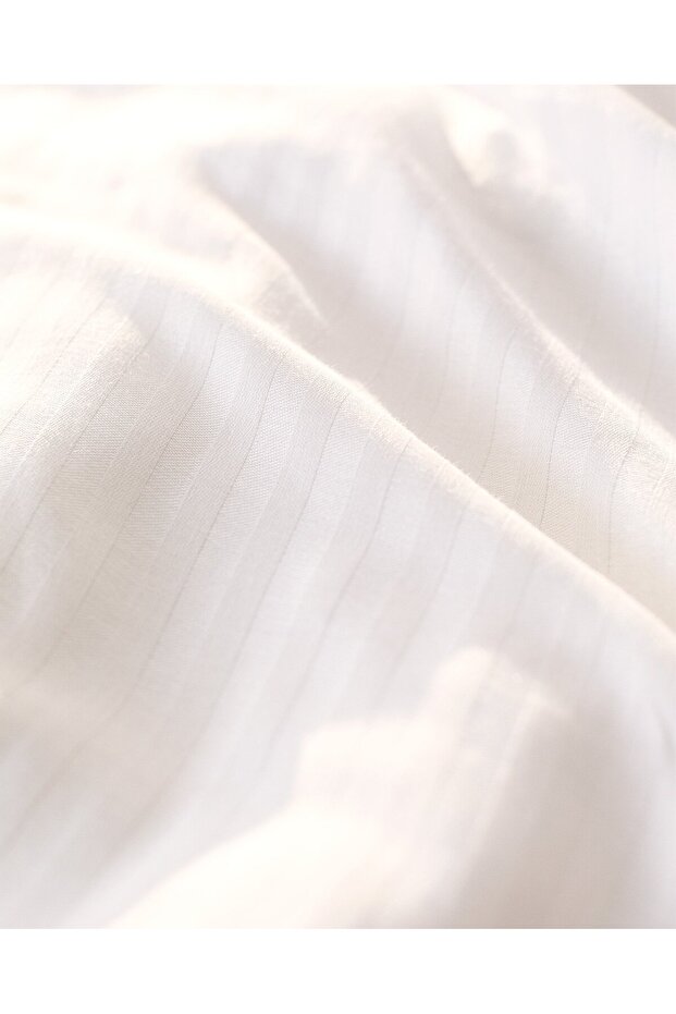 Adrien Einzelbettbezug-Set mit Streifen - Ecru - 5