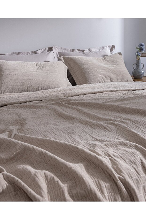 Feolette Doppelbett-Tagesdecke - Ecru - 4
