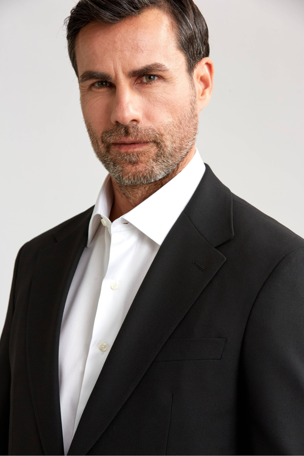 Erkek Siyah 6 Drop Ceket - 3