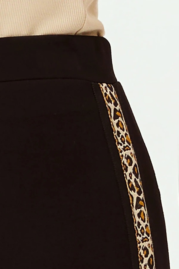 Midi Regular Rahat Kalıp Örme Etek - 3