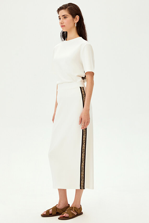 Midi Regular Örme Etek - 1