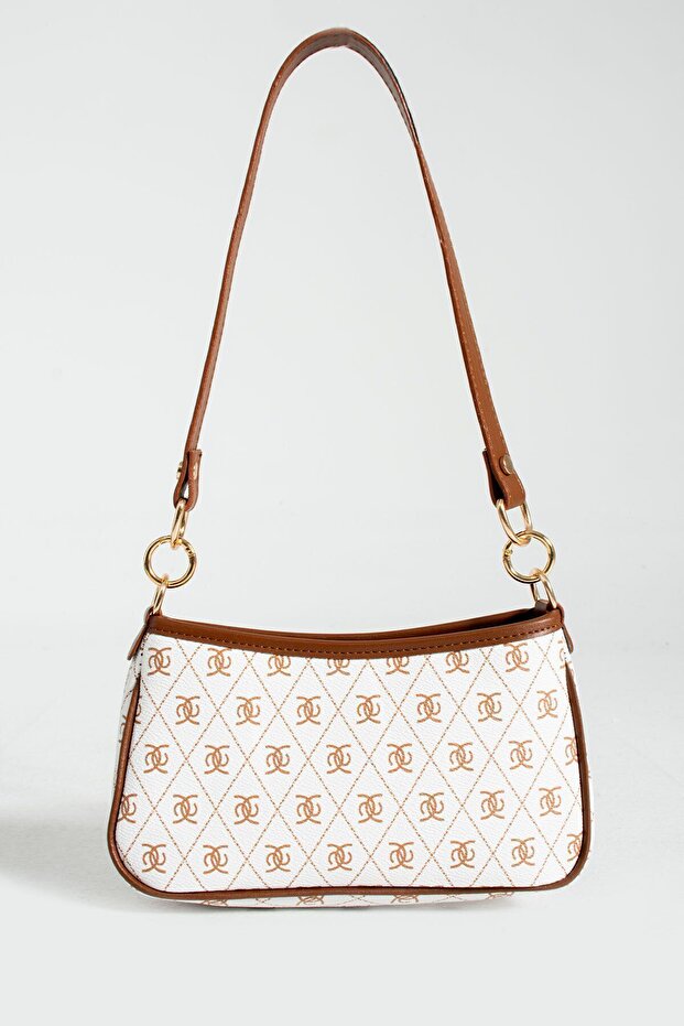 Adjustable Cross Strap Patterned Stylish Minimal Bag - 1
