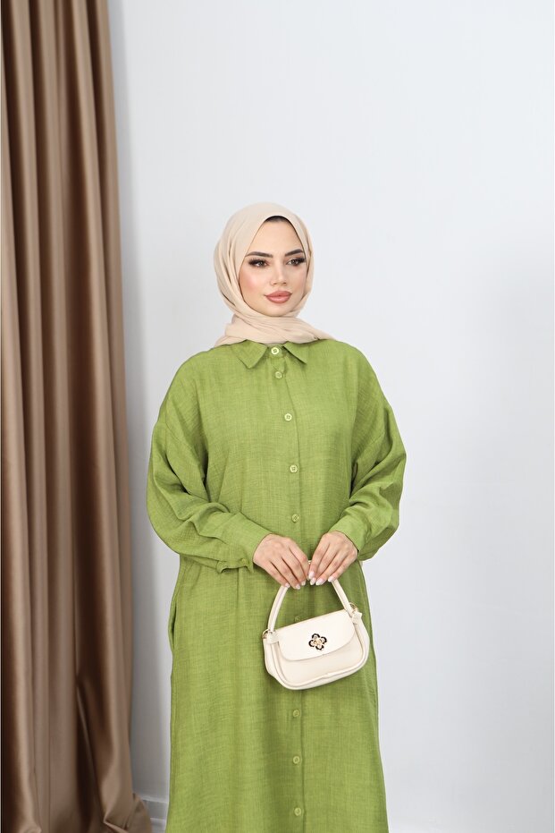 تونيك طويل بأزرار - 4