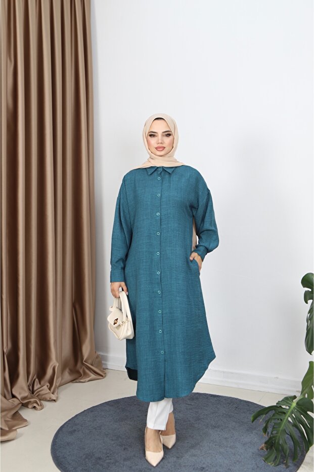 تونيك طويل بأزرار - 1