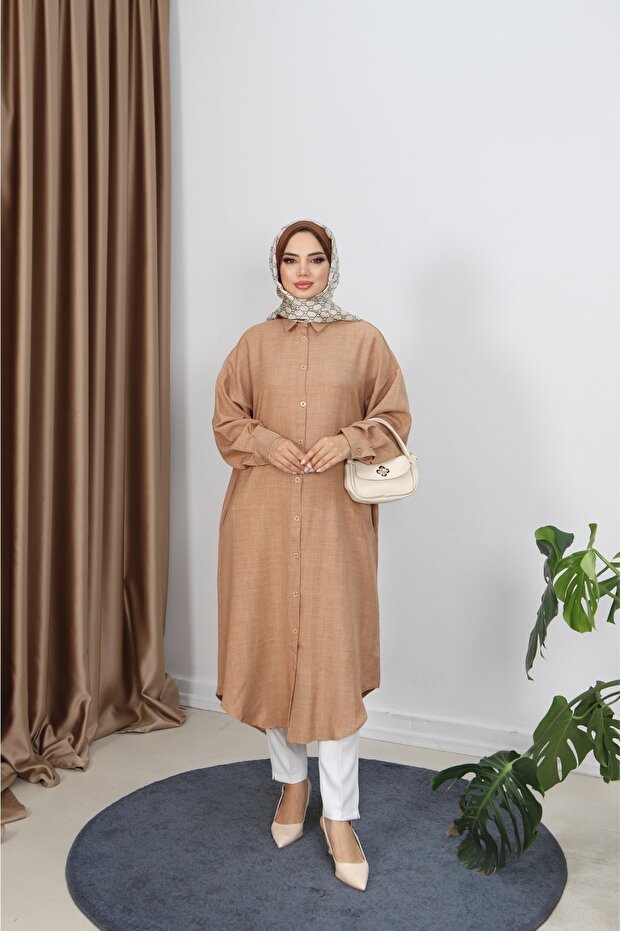 تونيك طويل بأزرار - 1