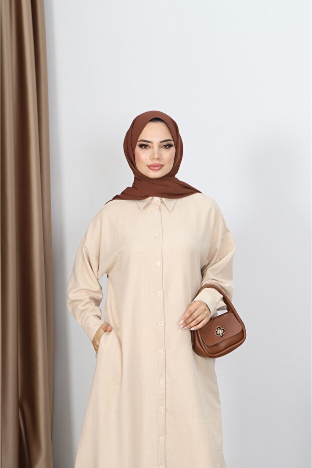 Buttoned Long Tunic - 3