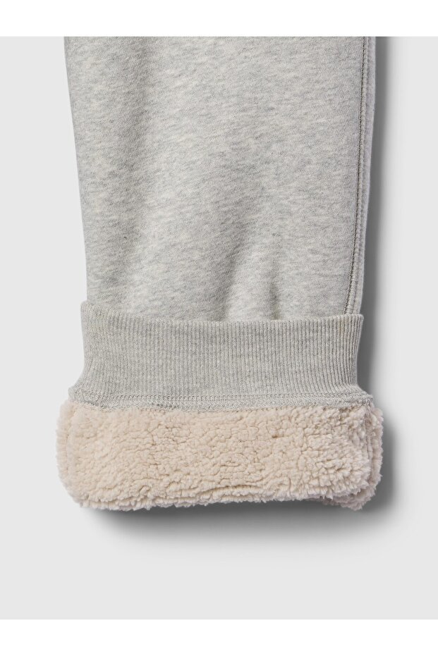 Erkek Çocuk Gri VintageSoft Sherpa Eşofman Altı - 3
