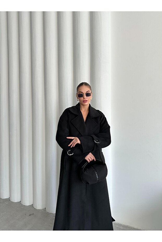 Fekete Vorkuta öves kabát - 6