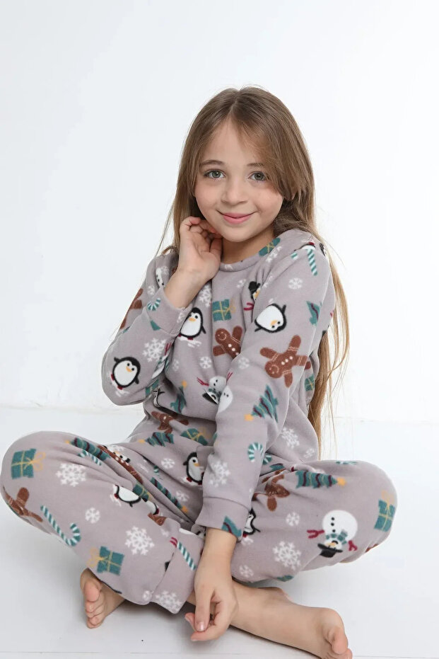 ÇOCUK PİJAMA TAKIMI POLARLI - 2