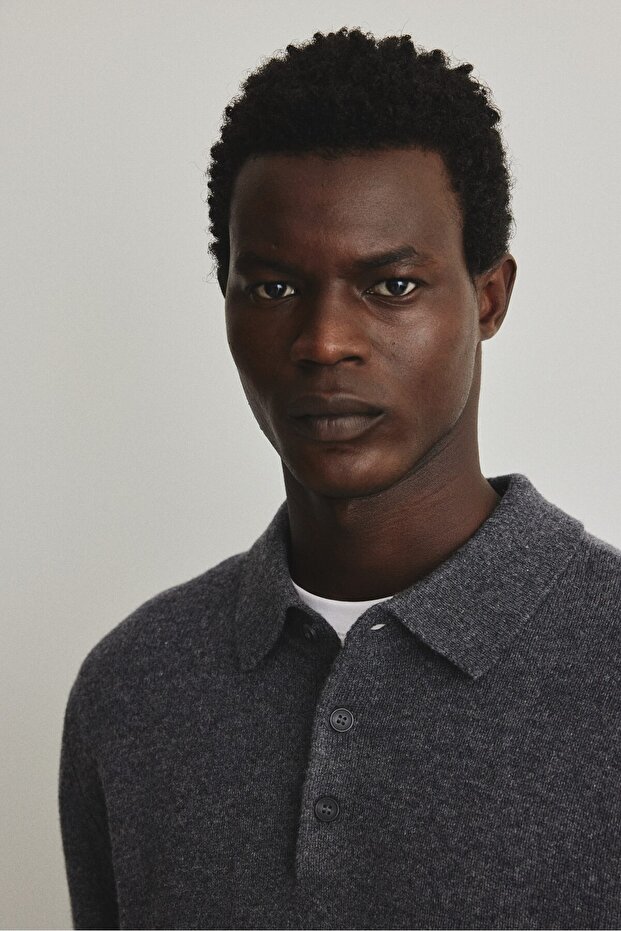 Yün Polo Üst Regular Fit - 5