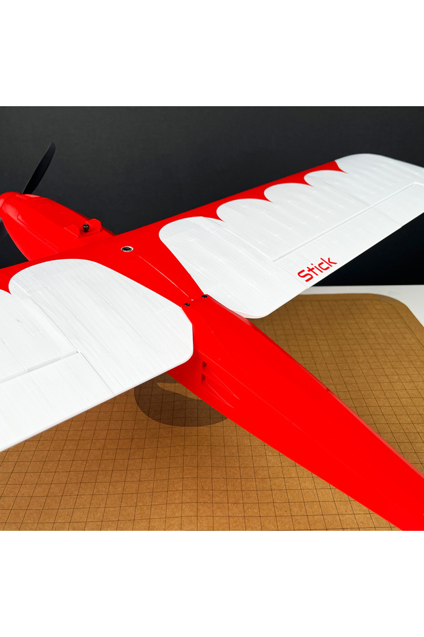 RC Model Uçak - Stick 800mm Eğitim Uçağı Gövde Kiti - 6