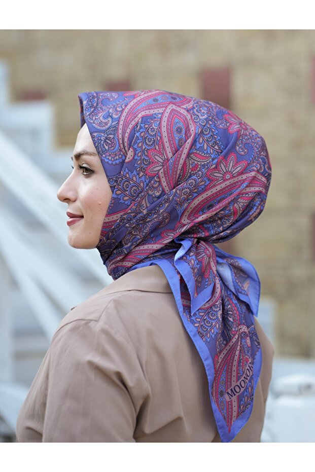 AÇELYA DESEN SOFT EŞARP - 1