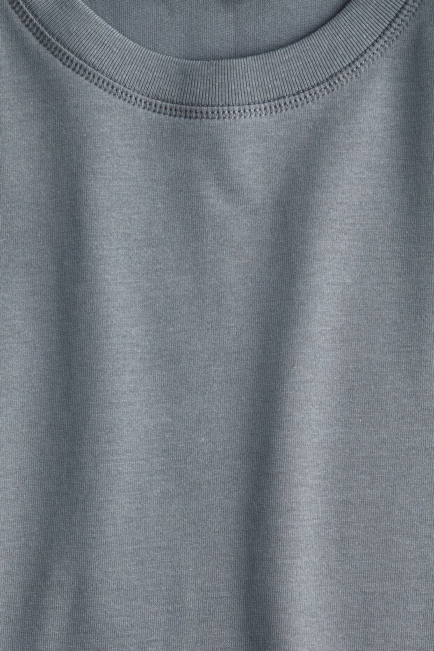 Pamuklu Oversize Tişört - 2