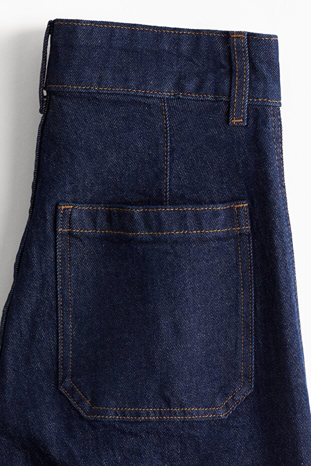 Wide High Ankle Jeans - 7