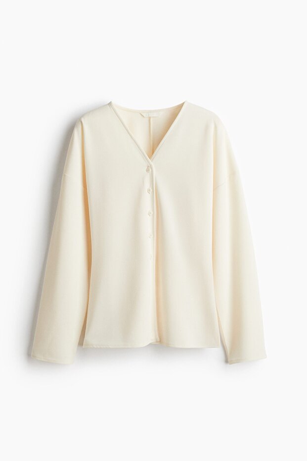 Önü Düğmeli Üst - 1