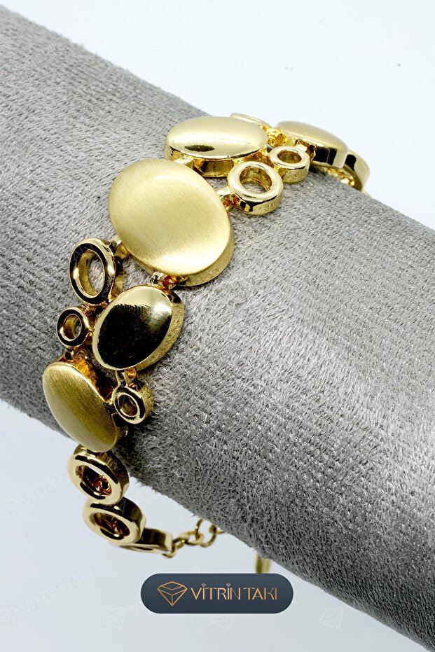 Altın Renk Vip Bileklik - 4