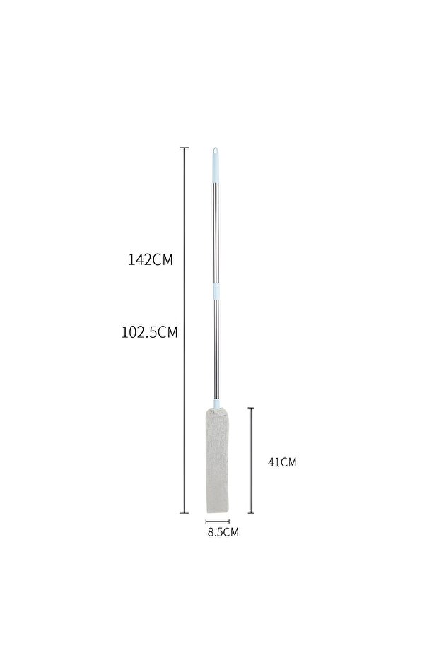 Dust Cleaning Brush, Flippy, Slim Model for Hard-to-Reach Areas, Extendable Handle, Includes Microfi - 2