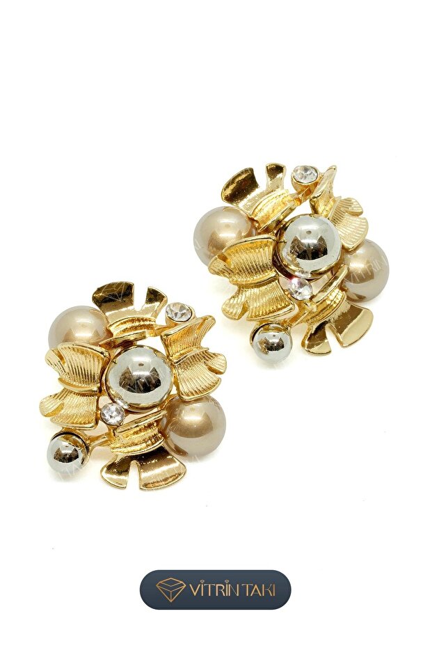 Altın Renk Küpe - 1