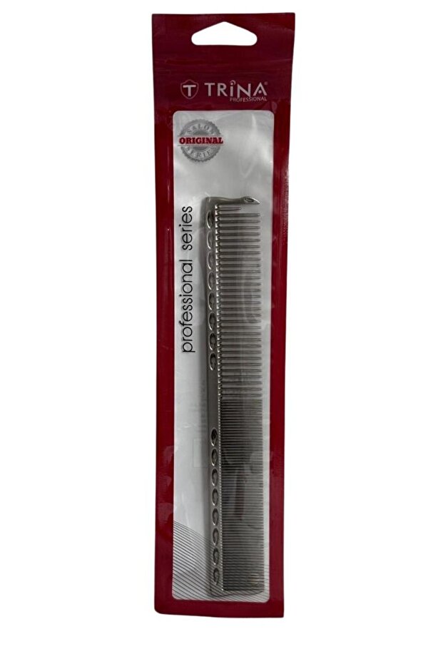 Aluminum Hair Comb Premium 19.5 cm Silver Color