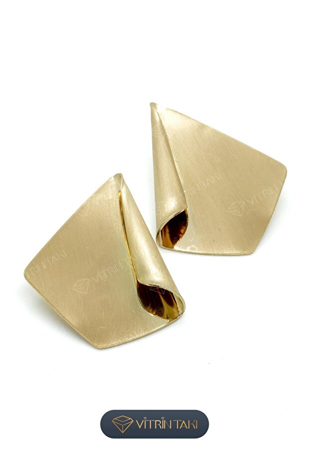 Altın Renk Küpe - 1