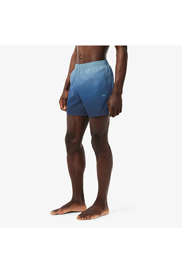 Erkek Renk Bloklu Mavi Mayo - 2