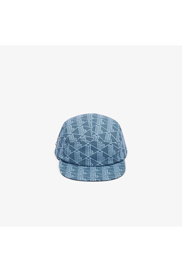 Unisex Monogram Mavi Şapka - 2