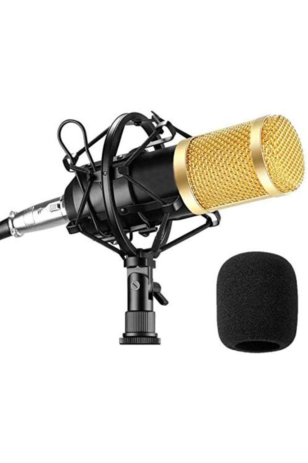 Microphone Bundle with V8 Sound Card for Live Streaming, Podcasting, Studio Recording - BM-800 Mic K - 6