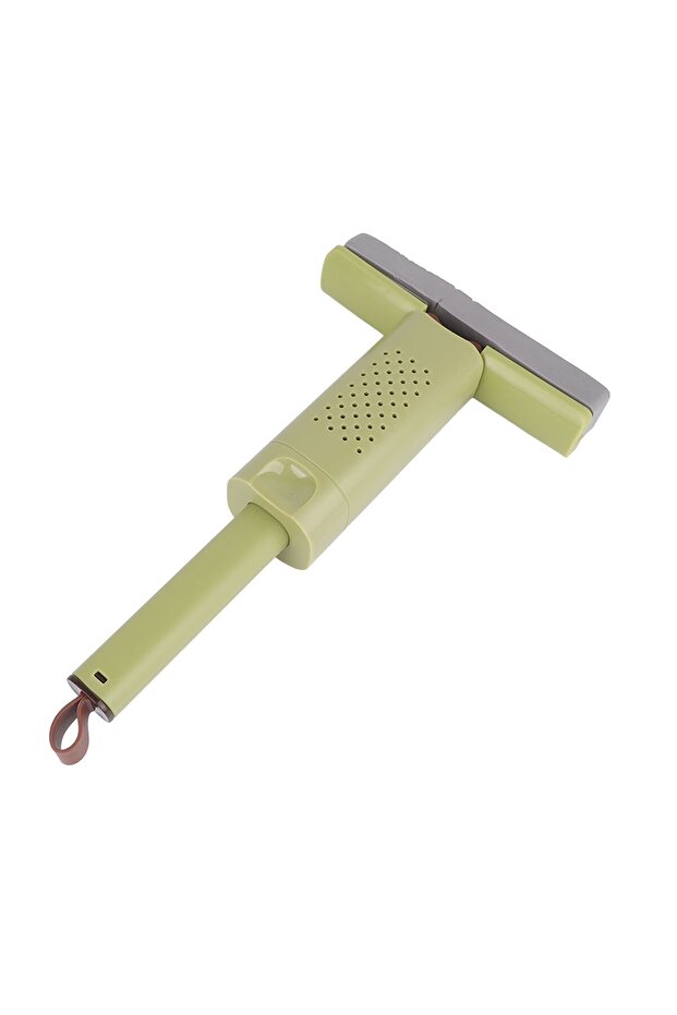Mini Mop, Flippy, For Home Use, Self-Wringing System, Portable, 180° Rotation, 15 x 27.5 cm, Green - 5