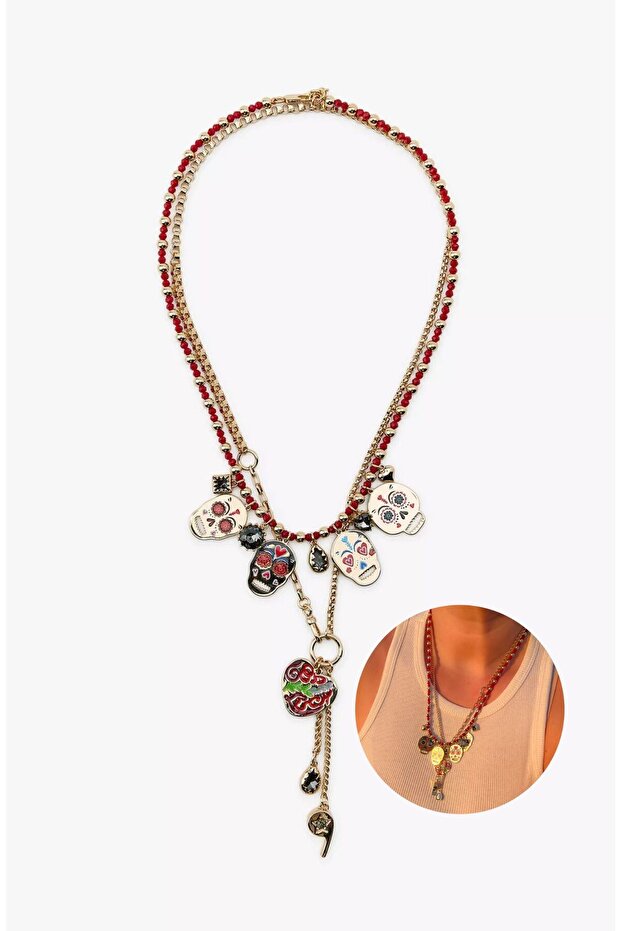 Kuru Kafa Charmlı Kolye - 1