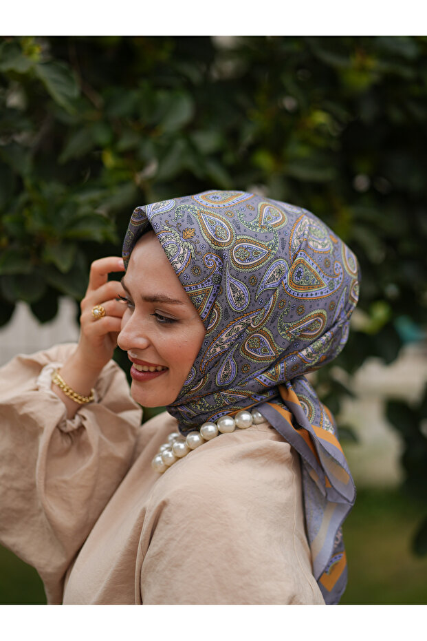 وشاح ناعم بنمط عرقي - 3