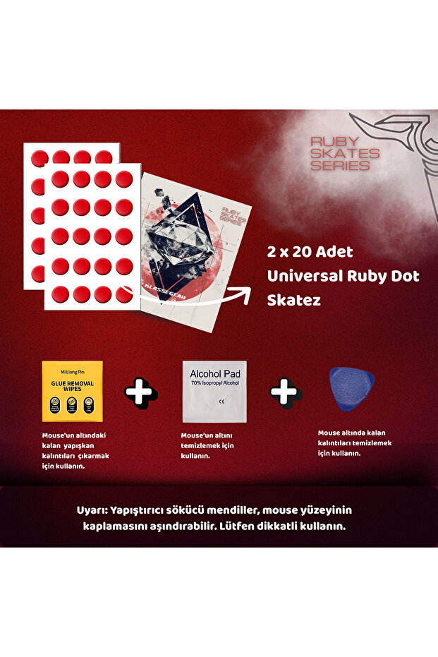 Ruby Dot Mouse Skates - 5