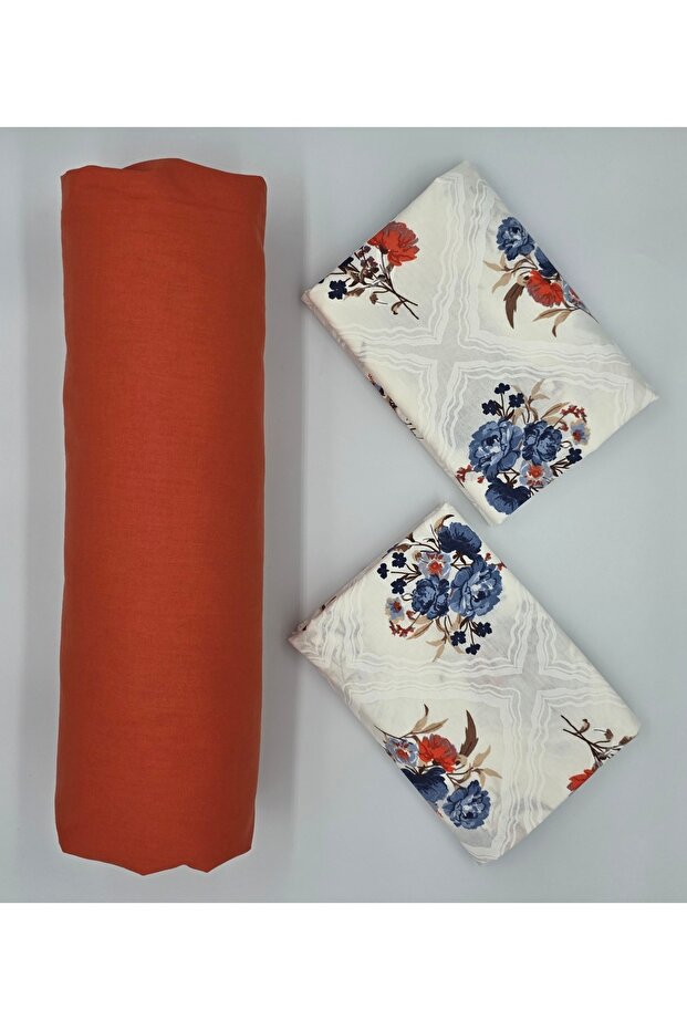 100% Cotton Fabric Fitted Sheet+Pillowcase Corner Depth 28-30 CM Soft Fabric New Season