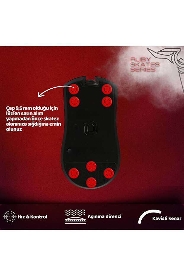 Ruby Donut Mouse Skates - 3