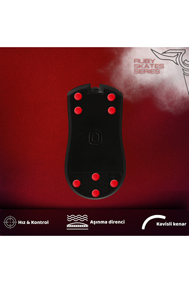 Ruby Dot Mouse Skates - 3