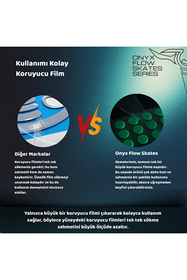 Onyx Flow Dot Mouse Skates - 6