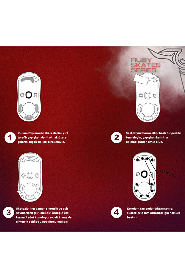 Ruby Dot Mouse Skates - 7