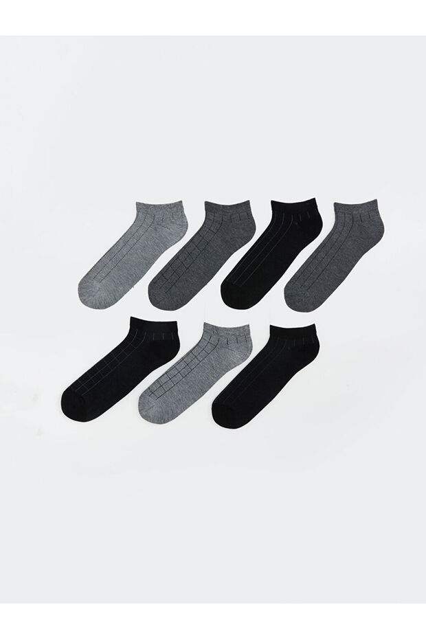Sparkling Selections from Shining Store |   Patterned Men's Booties Socks 7 Pack - 1