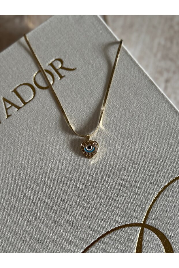 Minimal Göz Model Gold Kolye - 3