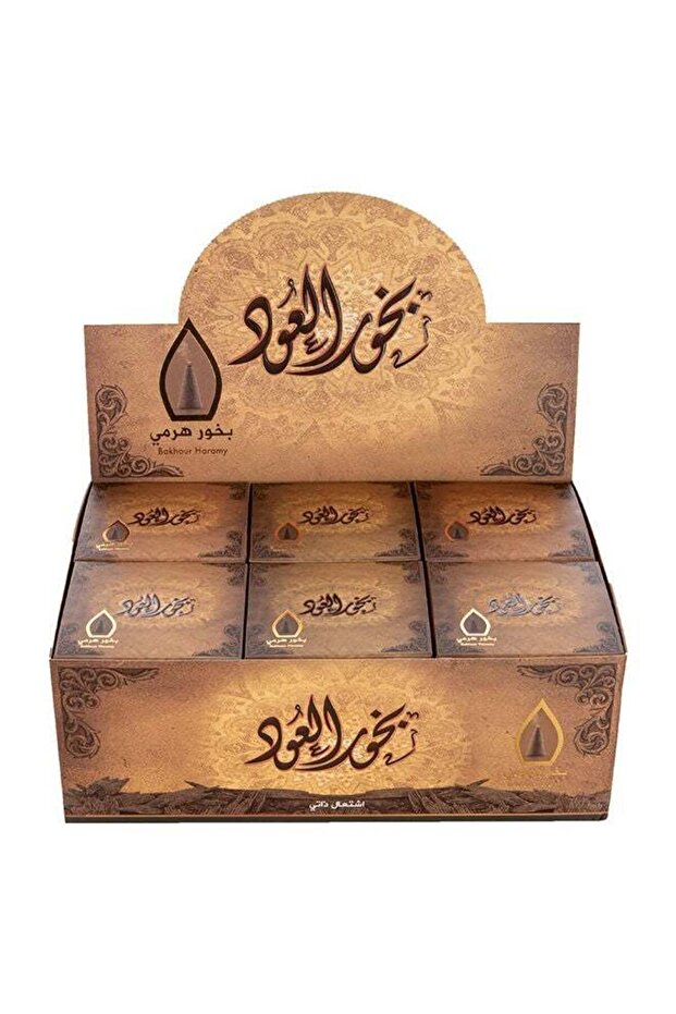 بخور سدر الخليج برائحة العود، يحتوي على 12 قطعة، 50 جرام