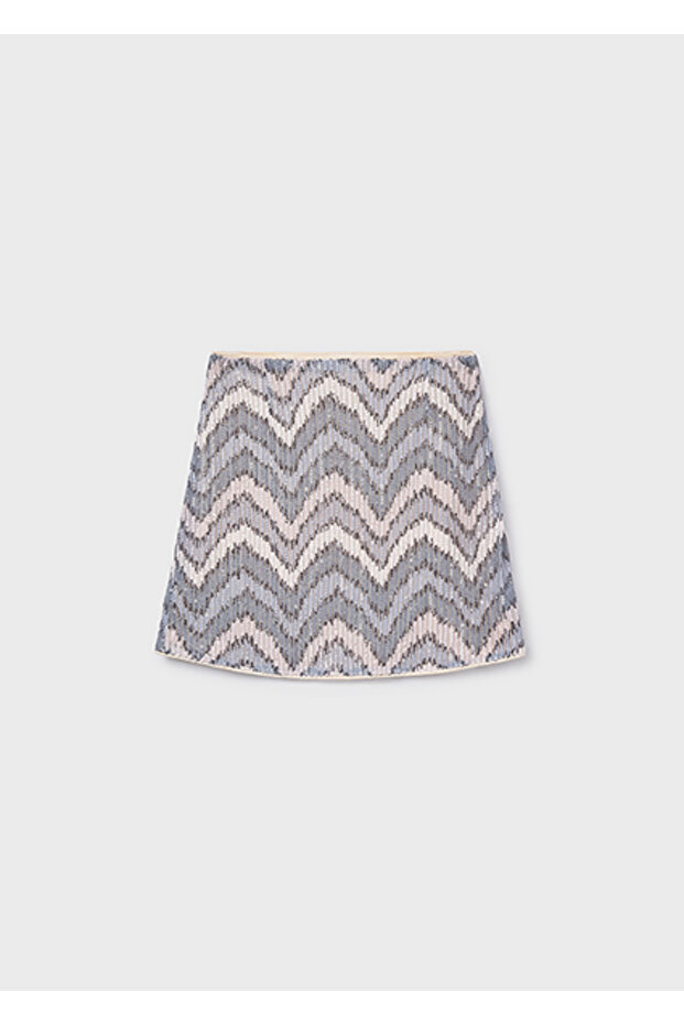 Gray Girl's Sequin Skirt 7903