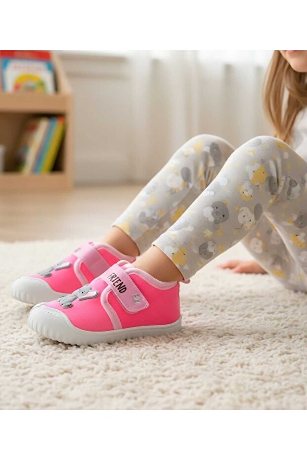 Full Orthopedic Velcro Elephant Figure Winter Nursery Kindergarten Home Slippers