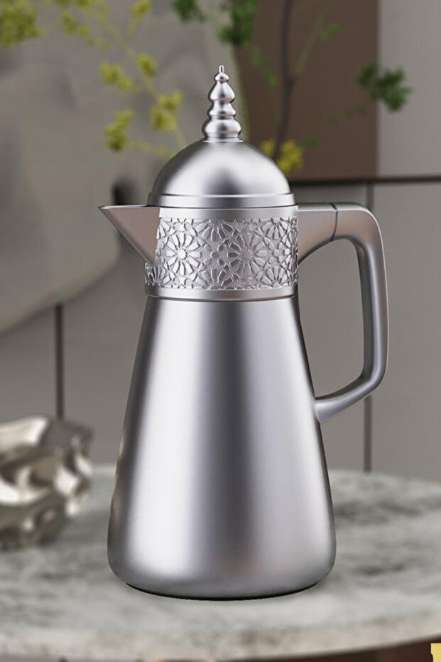 ترمس قهوة/شاي مزخرف (دلة ترمس حرارية).