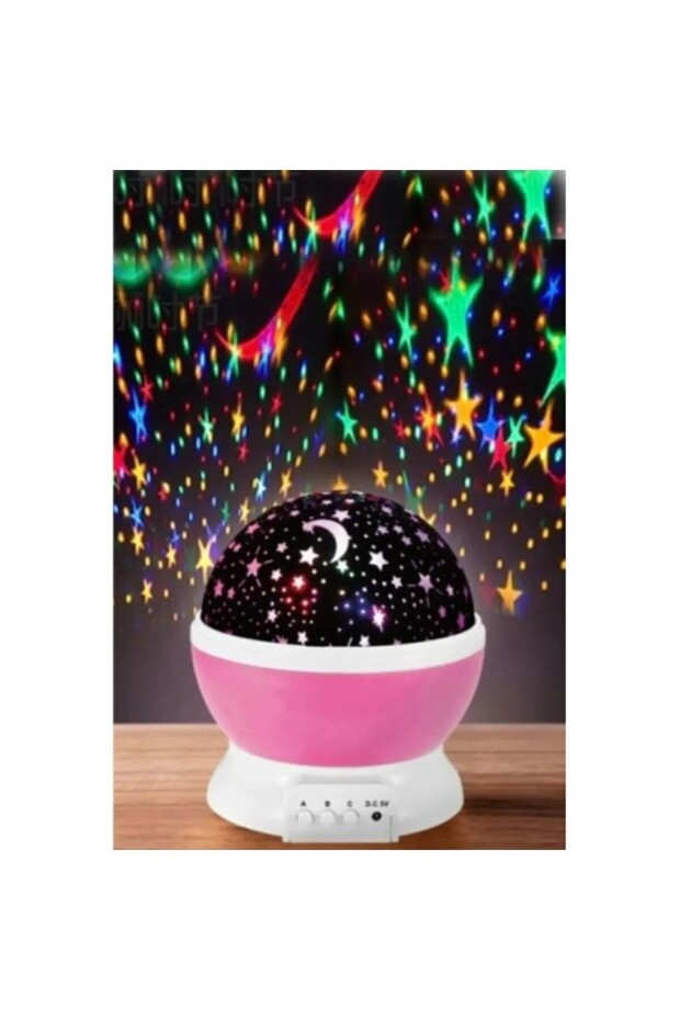 Table Lamp Sky Projection Night Light Starry Night Light Pink