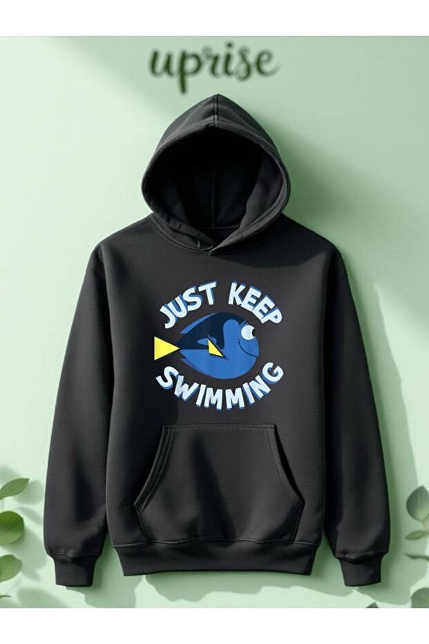 Nemo Printed Cotton 3 Yarn Oversize Sweatshirt