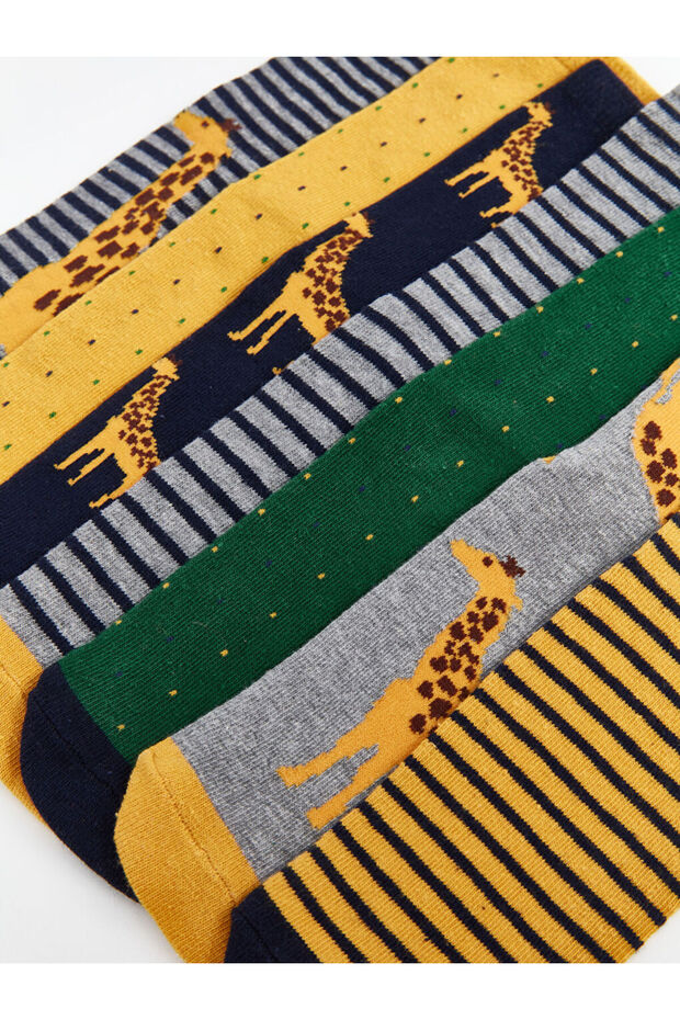 Sparkling Selections from Shining Store |   Patterned Boys' Socks, Pack of 7 - 3